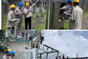 35kV金石橋變設(shè)備開展十八項(xiàng)反措排查工作、10kV開關(guān)柜開展帶電局放檢測工作