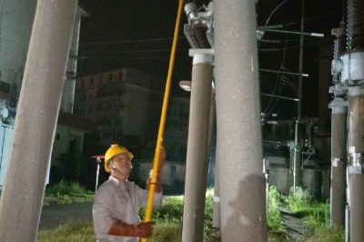 變電運維對檀雷桔南I線，檀雷桔南II線停電操作，配合線路零點搶修