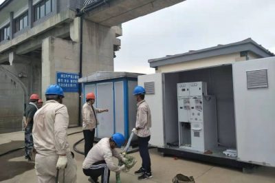 金湖縣供電公司新增安裝6臺、總?cè)萘?780千伏安配電變壓器