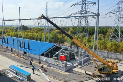 220千伏戶(hù)外GIS變電站加棚改造工作