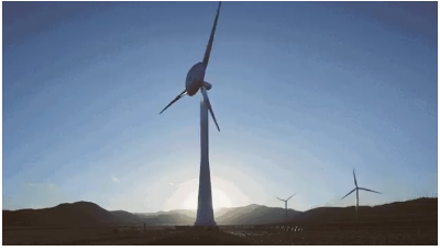 轉(zhuǎn)一圈發(fā)一度電，風(fēng)力發(fā)電真的很牛