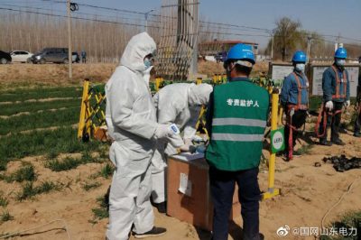 聊城冠縣垃圾焚燒電廠35千伏送出工程復工