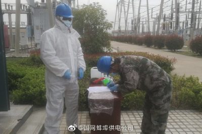 堅持電力施工與疫情防控兩手抓