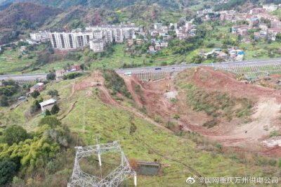 重慶萬州供電公司輸電運檢室無人機巡檢