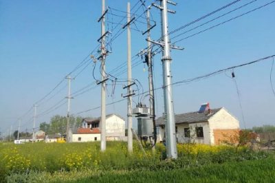 金湖縣金北街道陳橋境內配變改造升級