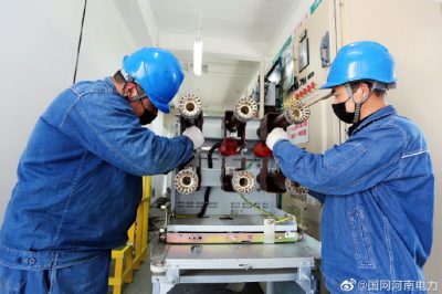 35千伏券橋變電站進行全面檢修