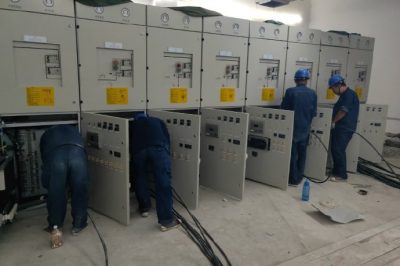 芷陽廣場110千伏變電站35千伏開關(guān)柜順利投運(yùn)