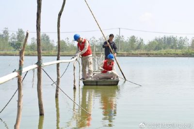 “雙節(jié)”進湖區(qū) 服務(wù)漁民用電安全