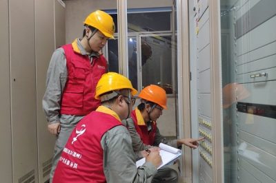 在110千伏蒲岐變現(xiàn)場對(duì)秋檢隱患整改情況進(jìn)行核查工作