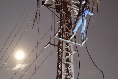 10千伏康梅線富華支線出現(xiàn)故障緊急搶修復電