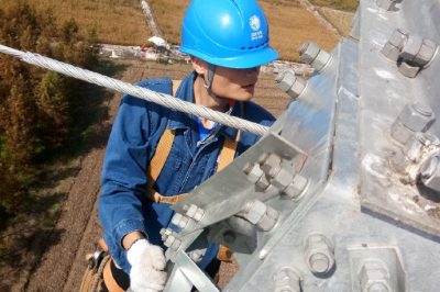 對(duì)新架110千伏明九線線路進(jìn)行驗(yàn)收