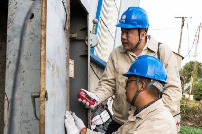 對轄區(qū)內(nèi)用電線路進行檢查，試跳漏電保護器