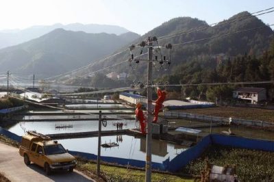 上門為魚庫檢查用電安全、供電線路、自備發(fā)電機等設備