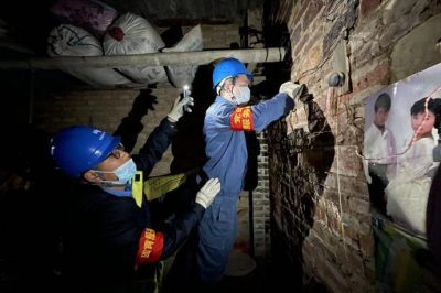 對低五保戶開展冬季慰問志愿活動