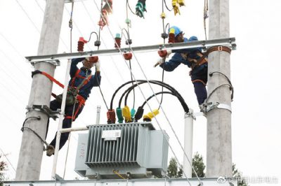 冶源街道椿園村開展臺(tái)區(qū)升級(jí)改造